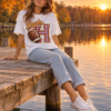 Custom Mascot T-Shirt | Personalized Team Tee | Personalized Number Tee | Comfort Colors®
