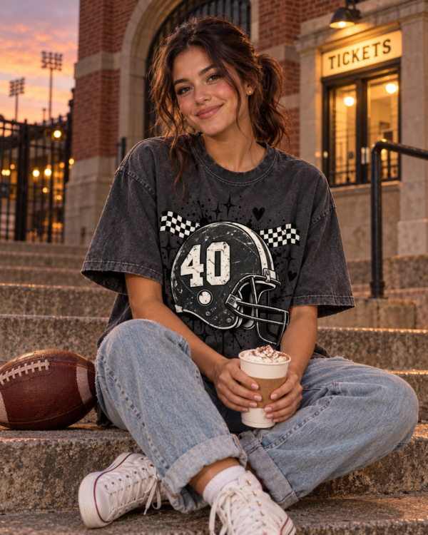 Custom Mascot T-Shirt | Personalized Team Tee | Personalized Number Tee | Comfort Colors®