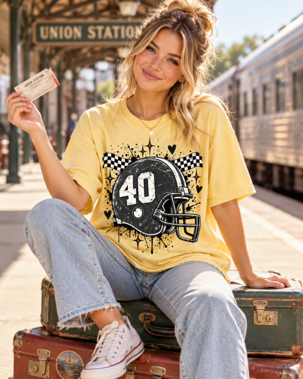 KJNVER (106) Custom Mascot T-Shirt | Personalized Team Tee | Personalized Number Tee | Comfort Colors®