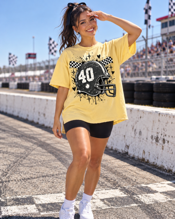 KJNVER (107) Custom Mascot T-Shirt | Personalized Team Tee | Personalized Number Tee | Comfort Colors®