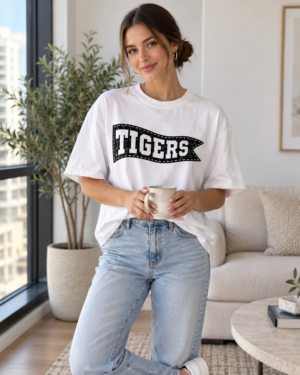KJNVER (113) Custom Mascot T-Shirt | Personalized Team Tee | Personalized Number Tee | Comfort Colors®
