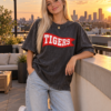 Custom Mascot T-Shirt | Personalized Team Tee | Personalized Number Tee | Comfort Colors®