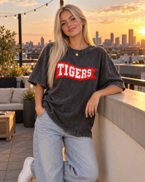 Custom Mascot T-Shirt | Personalized Team Tee | Personalized Number Tee | Comfort Colors®