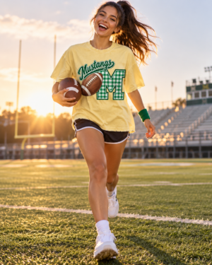 KJNVER (12) Custom Mascot T-Shirt | Personalized Team Tee | Personalized Number Tee | Comfort Colors®
