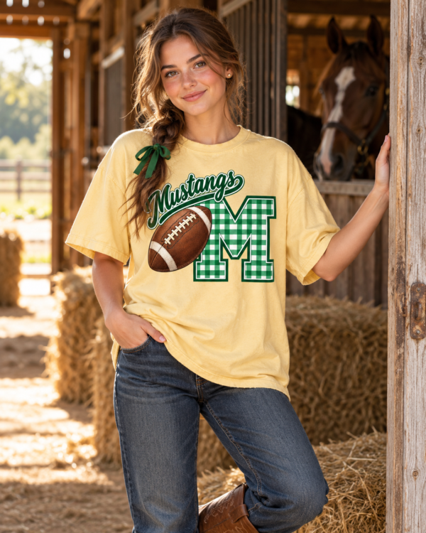 KJNVER (14) Custom Mascot T-Shirt | Personalized Team Tee | Personalized Number Tee | Comfort Colors®
