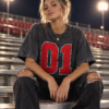 Custom Mascot T-Shirt | Personalized Team Tee | Personalized Number Tee | Comfort Colors®