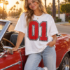 KJNVER (148) Custom Mascot T-Shirt | Personalized Team Tee | Personalized Number Tee | Comfort Colors®