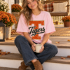 Custom Mascot T-Shirt | Personalized Team Tee | Personalized Number Tee | Comfort Colors®