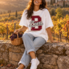 KJNVER (160) Custom Mascot T-Shirt | Personalized Team Tee | Personalized Number Tee | Comfort Colors®