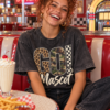 Custom Mascot T-Shirt | Personalized Team Tee | Personalized Number Tee | Comfort Colors®