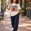 Custom Mascot T-Shirt | Personalized Team Tee | Personalized Number Tee | Comfort Colors®