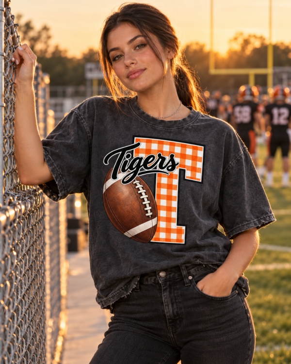 KJNVER (22) Custom Mascot T-Shirt | Personalized Team Tee | Personalized Number Tee | Comfort Colors®
