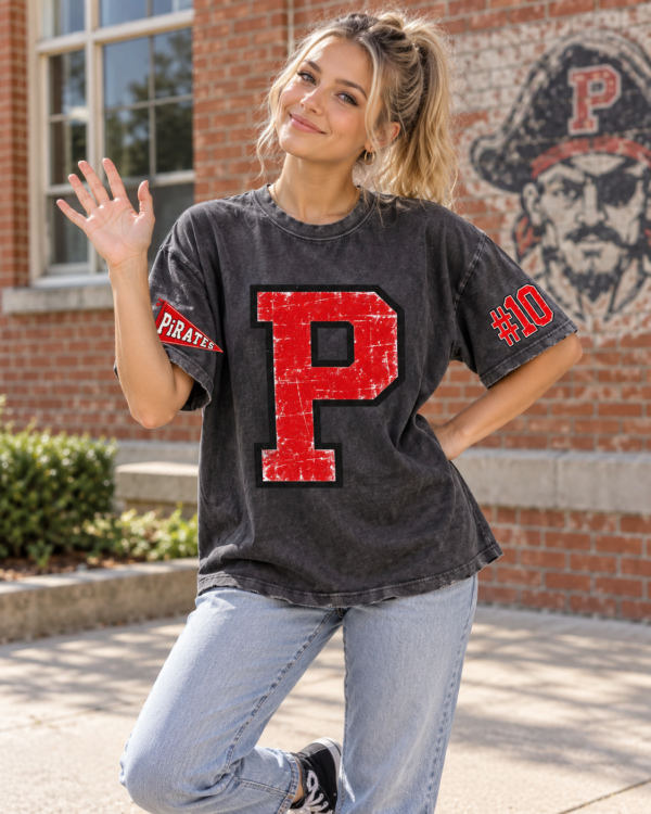 KJNVER (7) Custom Mascot T-Shirt | Personalized Team Tee | Personalized Number Tee | Comfort Colors®