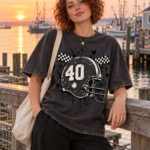 Custom Mascot T-Shirt | Personalized Team Tee | Personalized Number Tee | Comfort Colors®