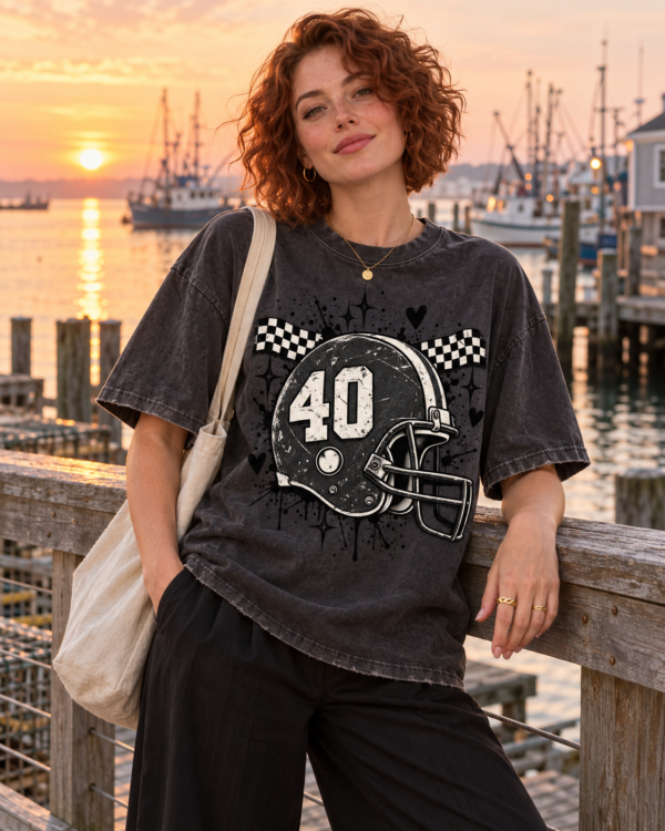 Custom Mascot T-Shirt | Personalized Team Tee | Personalized Number Tee | Comfort Colors®